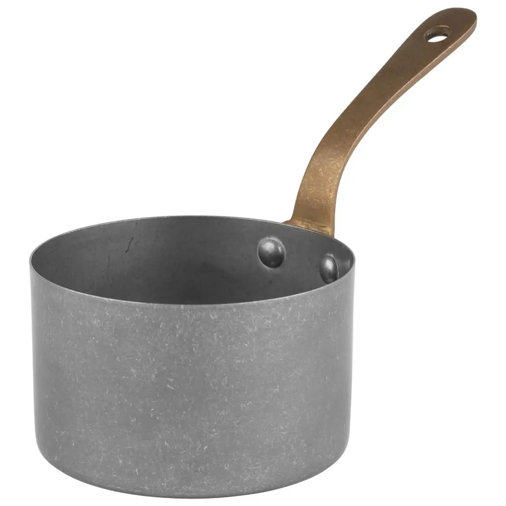 (6 stk.) Kasserolle / Serveringsgryde - VINTARA - Rustfrit metal - 0,3 Liter - Ø 95mm