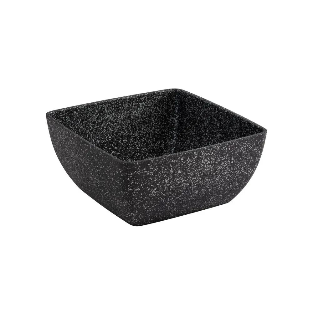 (6 stk.) Skål - FROSTFIRE - Aluminium - 1,5 Liter - 190x190mm - Plettet grå
