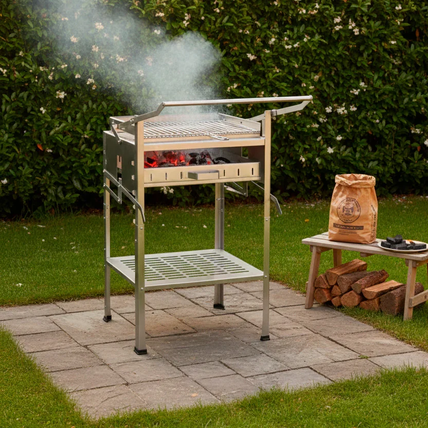 180° Rotationsgrill i Rustfrit Stål AC150F