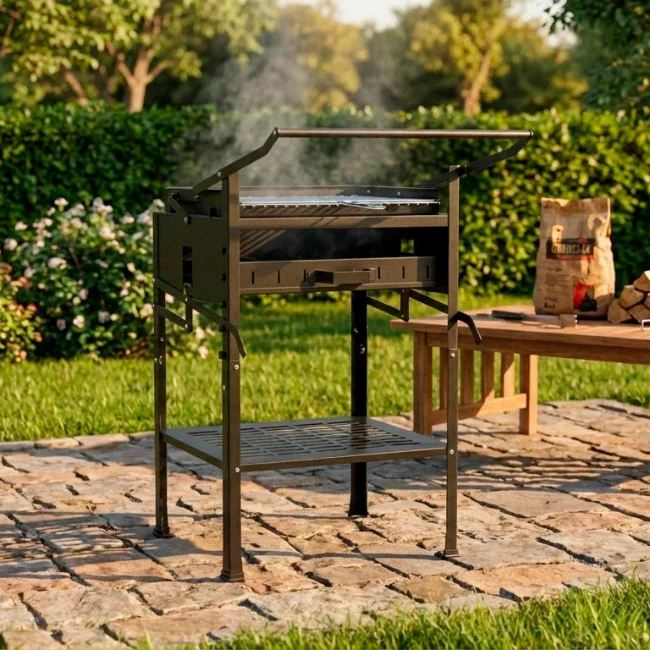 180° Rotationsgrill i Stål AC151F