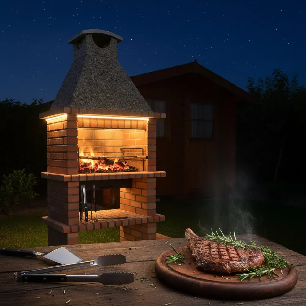 Barbecue i Leopard Mursten AV1750F