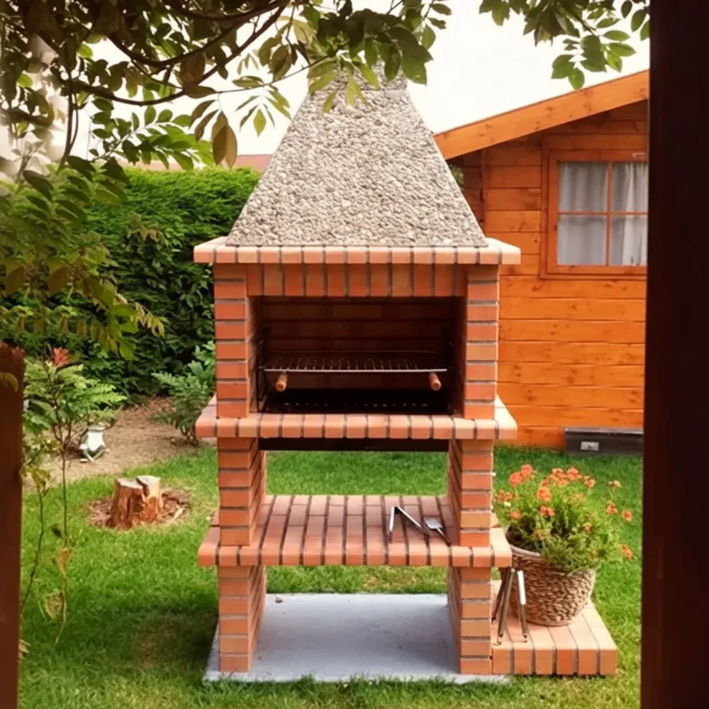 Barbecue i Leopard Mursten AV1750F