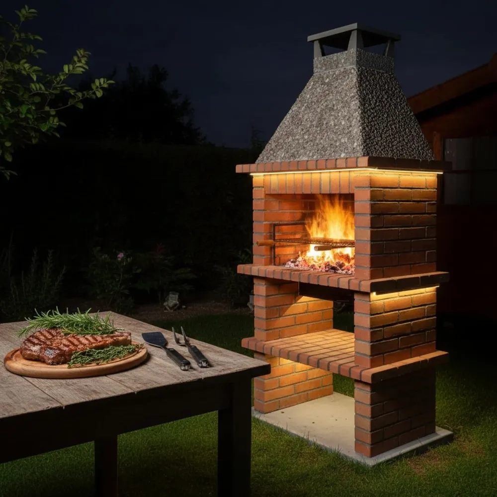 Barbecue i Leopard Mursten AV1750F