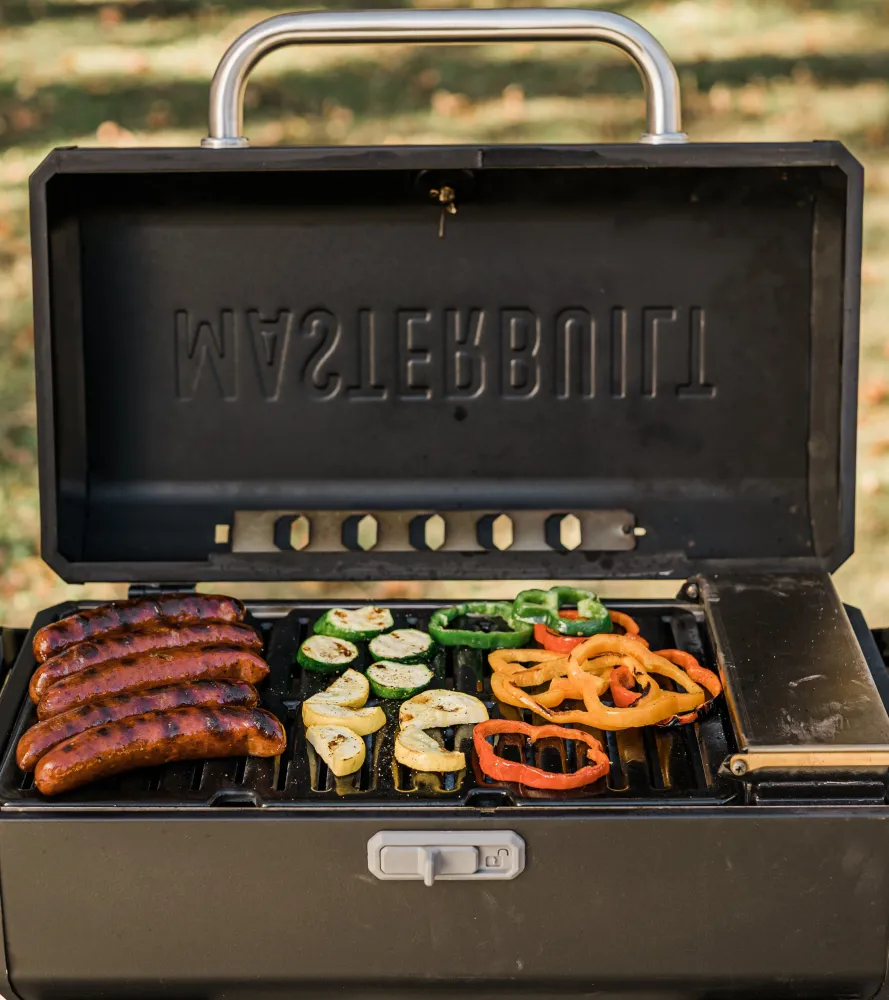 Bærbar kulgrill og rygeovn