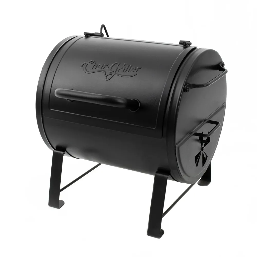 Transportabel kulgrill og sidebrandkasse Char-Griller