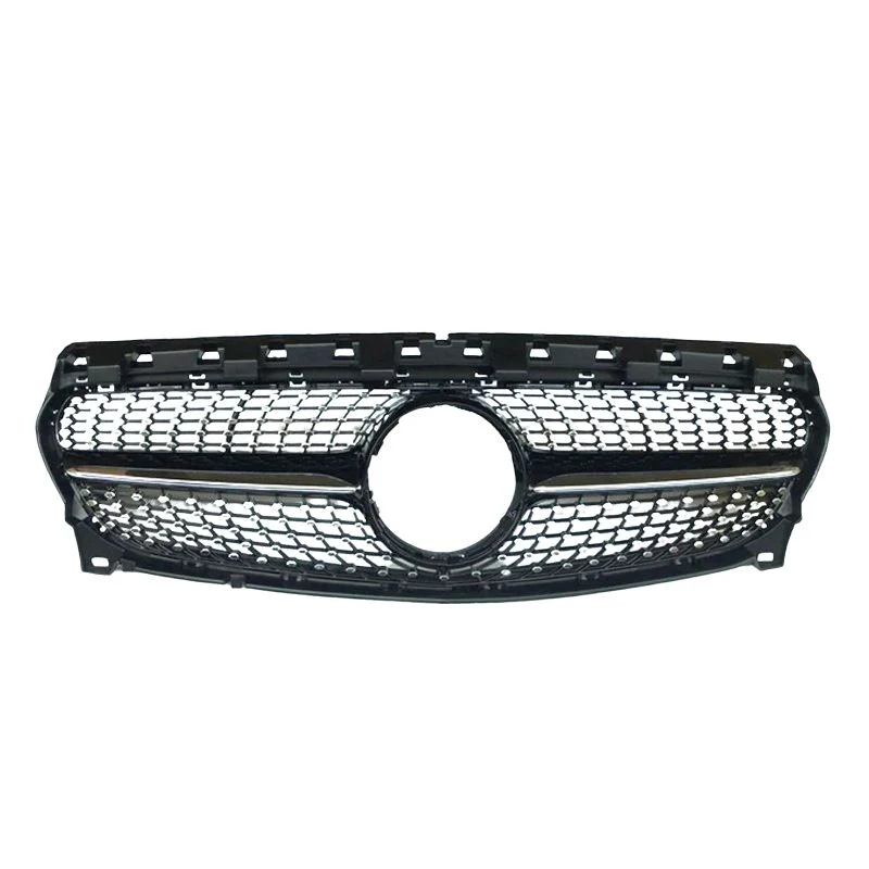 Frontgrill til Mercedes CLA W117 (2013–2015) Diamant-Style - Blank Sort