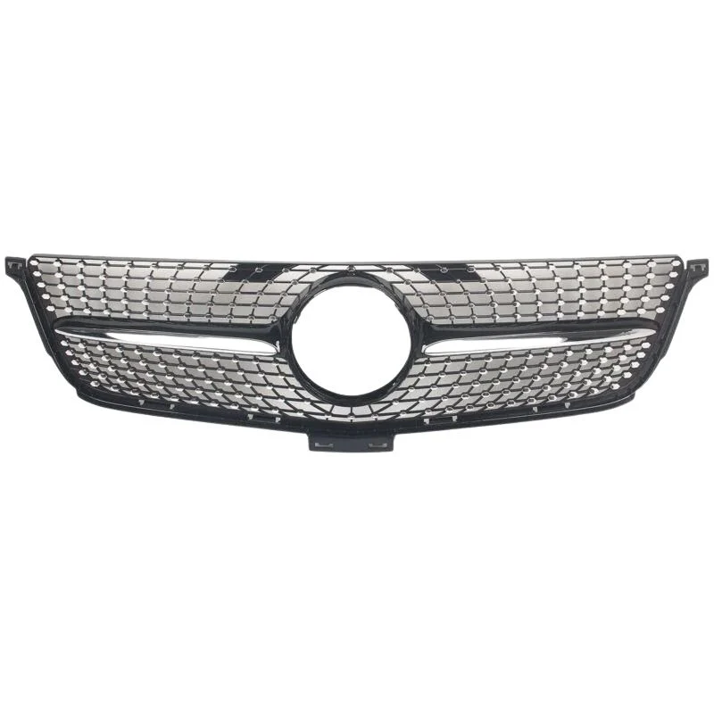 Frontgrill til Mercedes ML W166 (2013-2015) Diamond-Style - Blank Sort