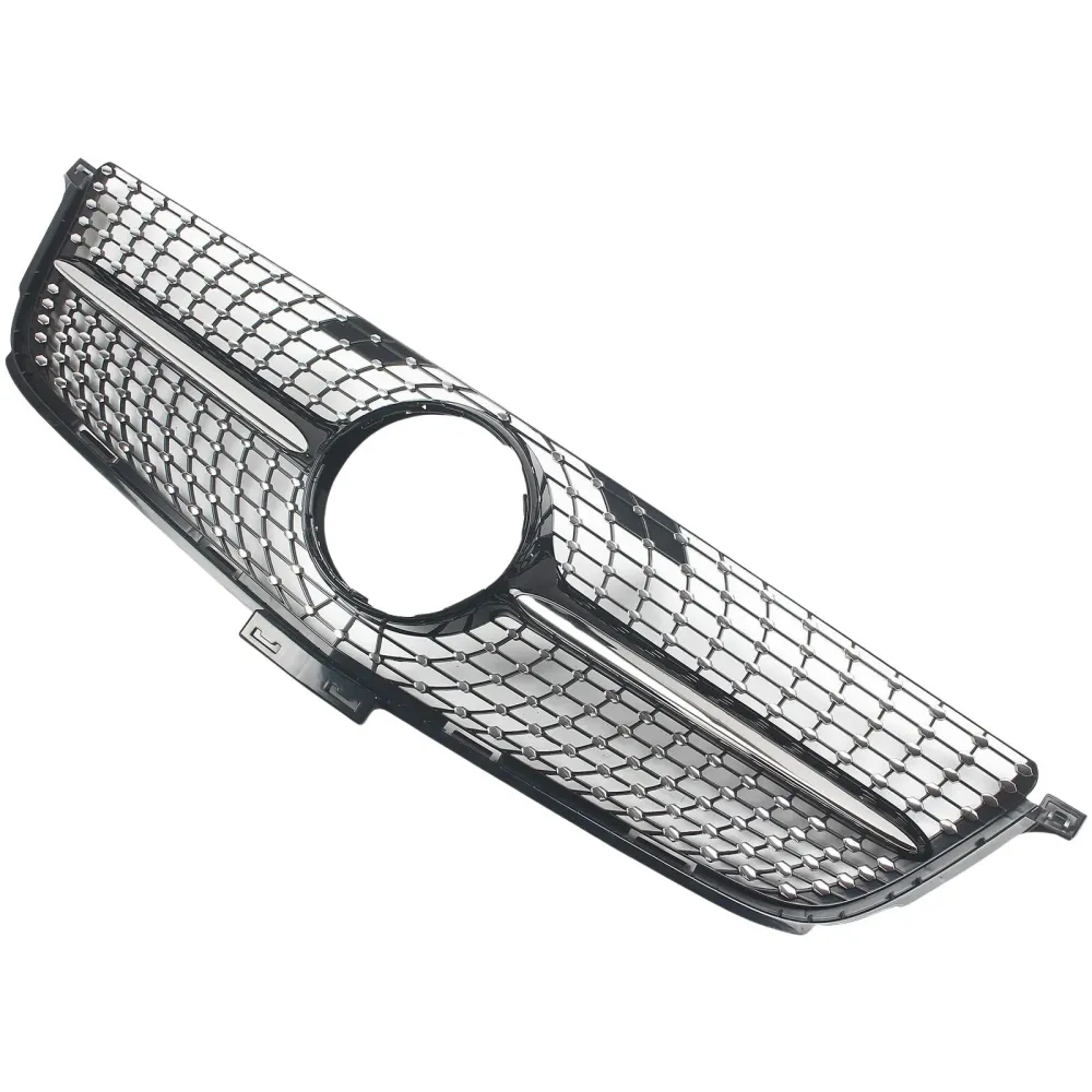 Frontgrill til Mercedes ML W166 (2013-2015) Diamond-Style - Blank Sort
