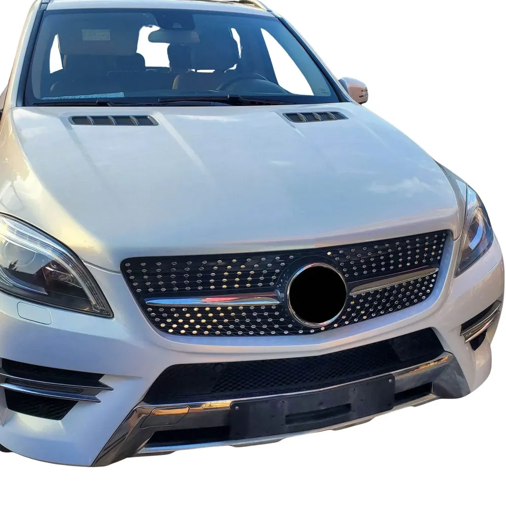 Frontgrill til Mercedes ML W166 (2013-2015) Diamond-Style - Blank Sort