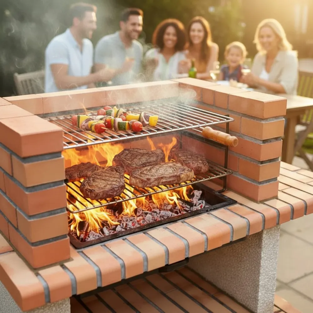 Grill i Refraktær Mursten AV0050F