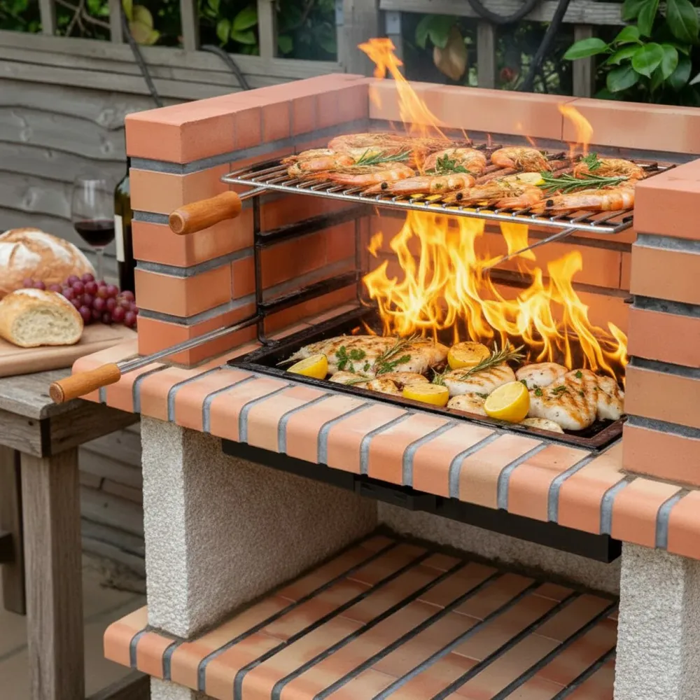Grill i Refraktær Mursten AV0050F
