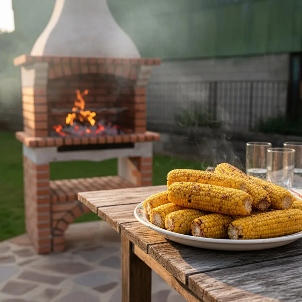 Havebarbecue med mursten CE1060F