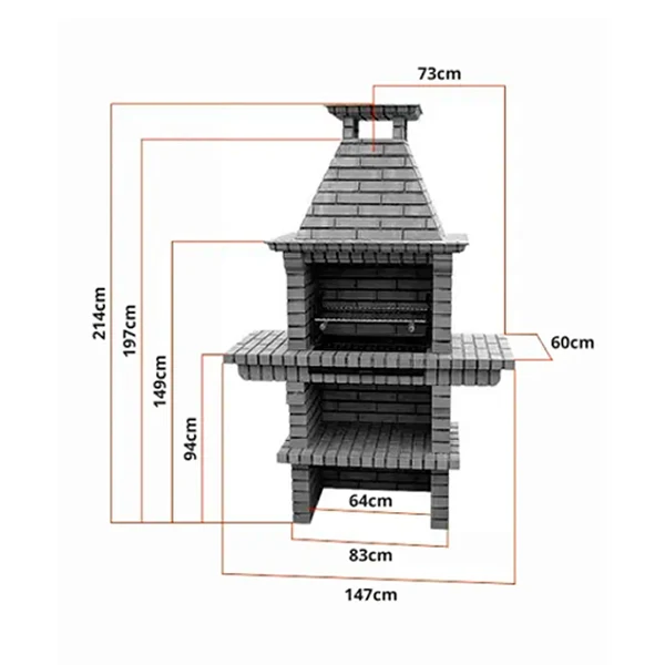 Murstensbarbecue CS1360F