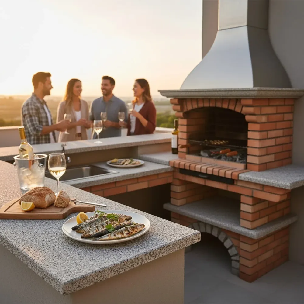 Portugisisk Murstensbarbecue CE2120F