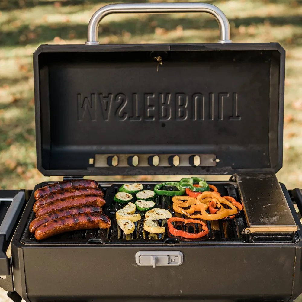 Transportabel kulgrill og rygeovn med vogn