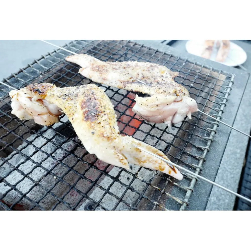 Grillspyd udformet i holdbart japansk metal - 39 cm
