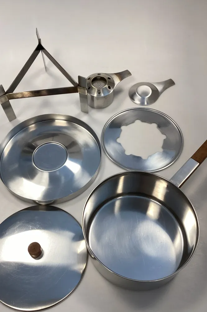 Stelton Peter Holmblad fondue grydesæt i rustfrit stål