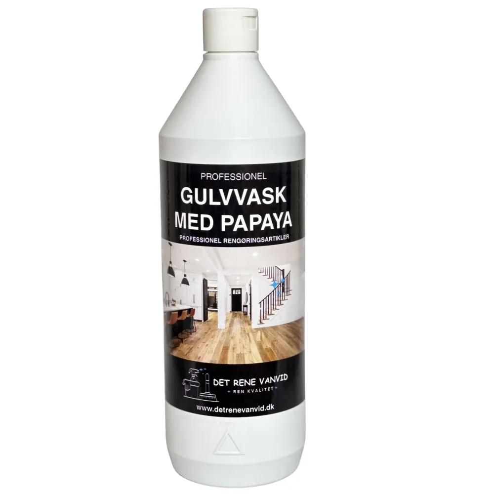 DET RENE VANVID (GULVVASK MED PAPAYA) 1 L