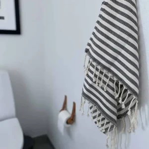 Hamam badehåndklæde med flotte striber - 90x180