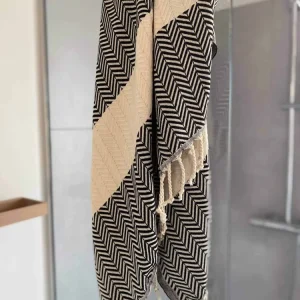 Hamam badehåndklæde Zigzag – 90×180