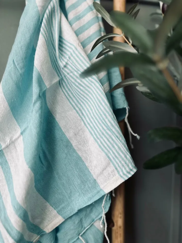 Hammam håndklæde – Blå