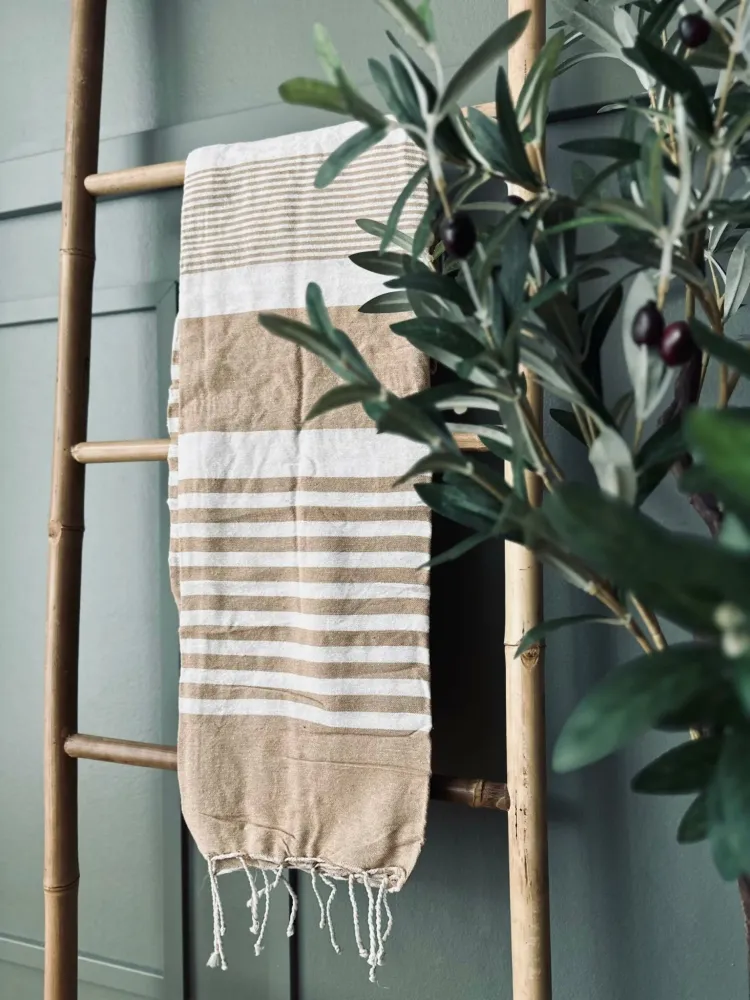 Hammam håndklæde – Beige