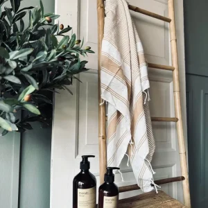 Hammam håndklæde - Beige summer