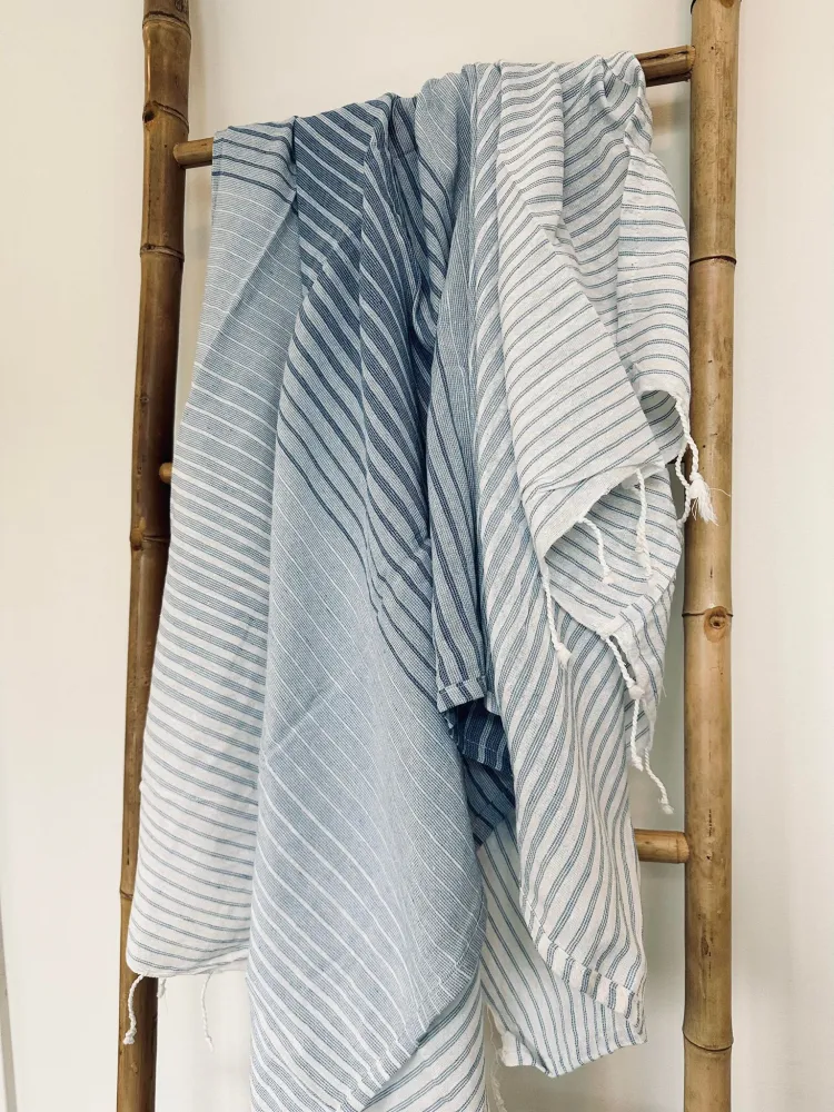 Hammam håndklæde – Blue