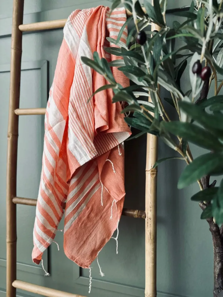 Hammam håndklæde – Coral