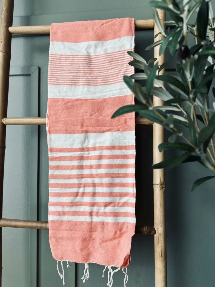 Hammam håndklæde – Coral