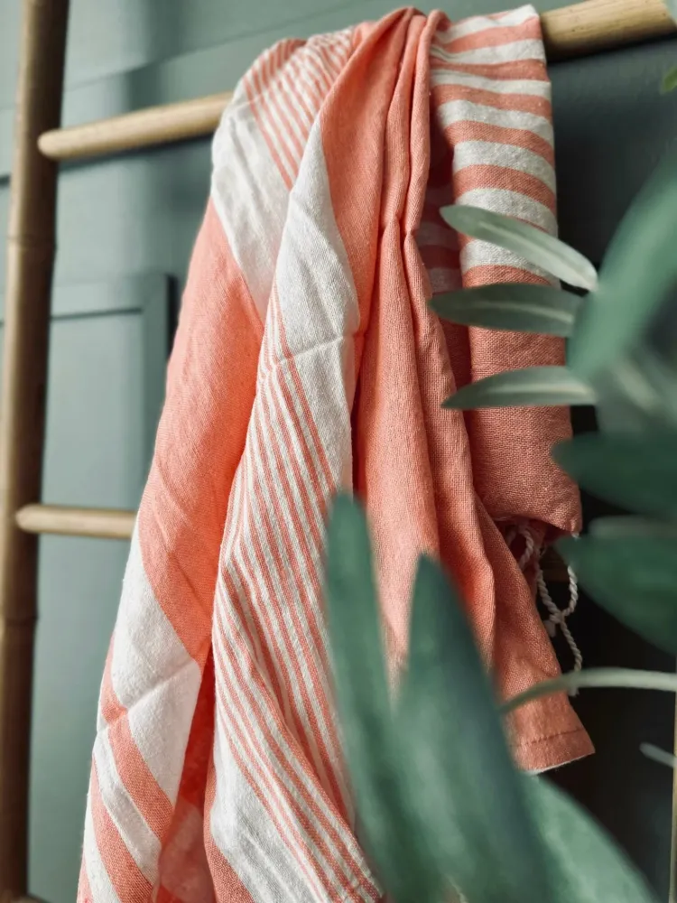 Hammam håndklæde – Coral