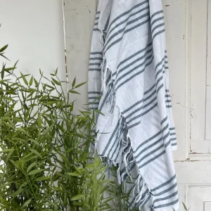 Hammam håndklæde - COTTON BLUE Økotex