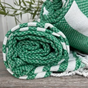 Hammam håndklæde - GREEN MIX Økotex