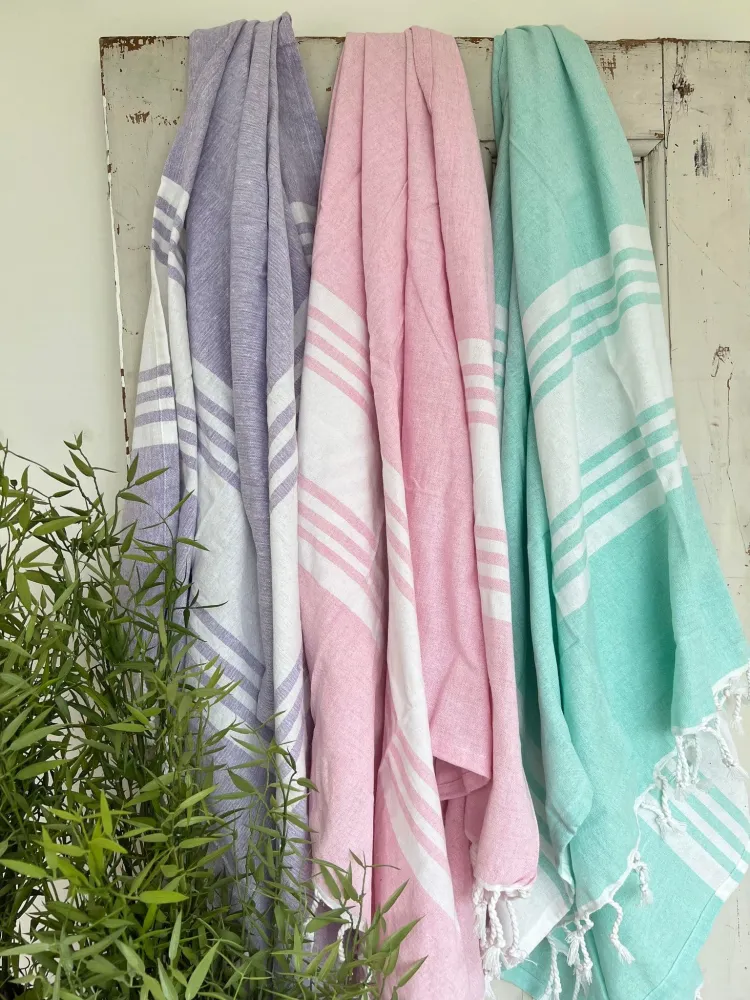 Hammam håndklæde - Pastel grøn Økotex