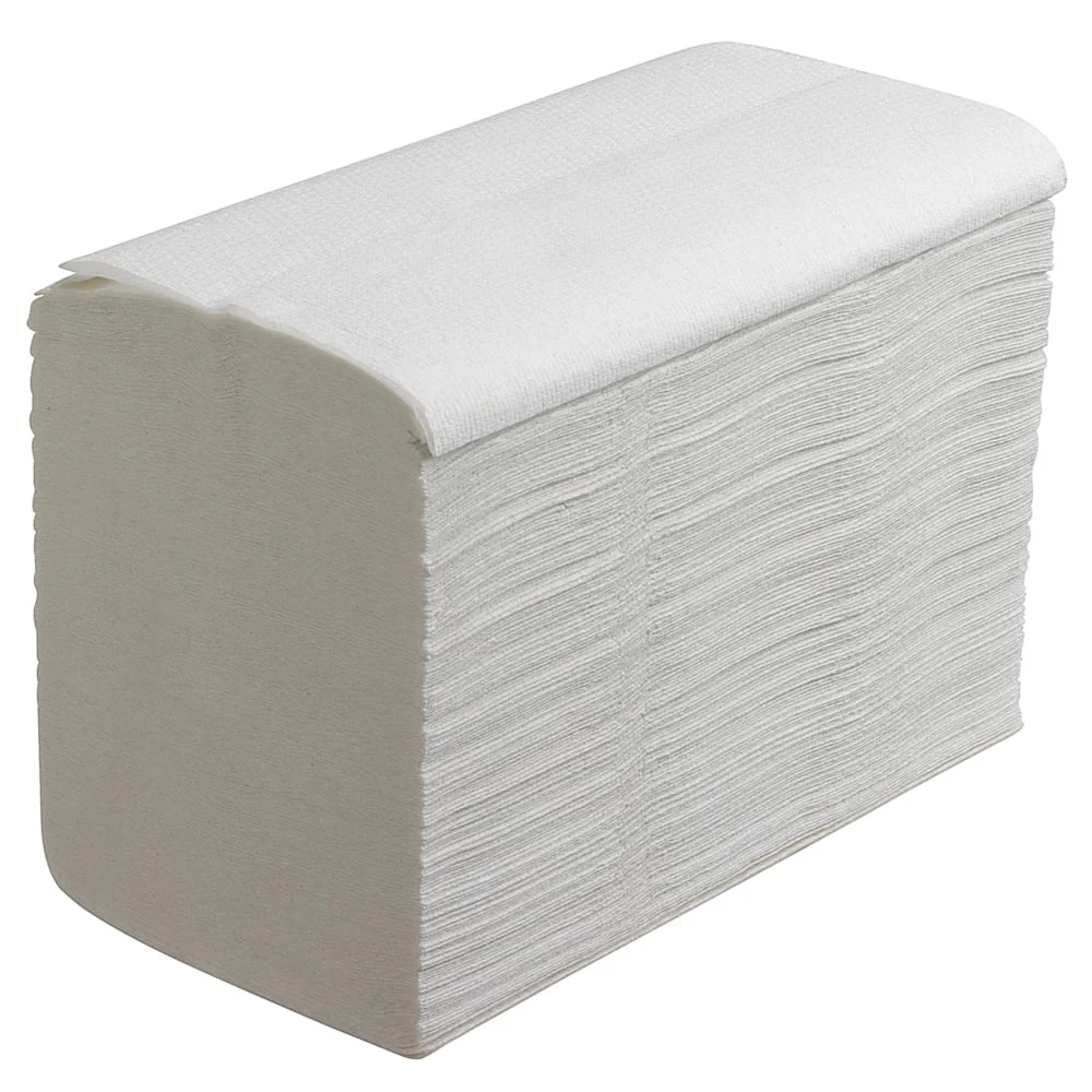 Kimberly Clark Essential™ Interfold Håndklædeark 6617 – 21.20x20 cm, 1-lags, V-fold (5.100 ark)