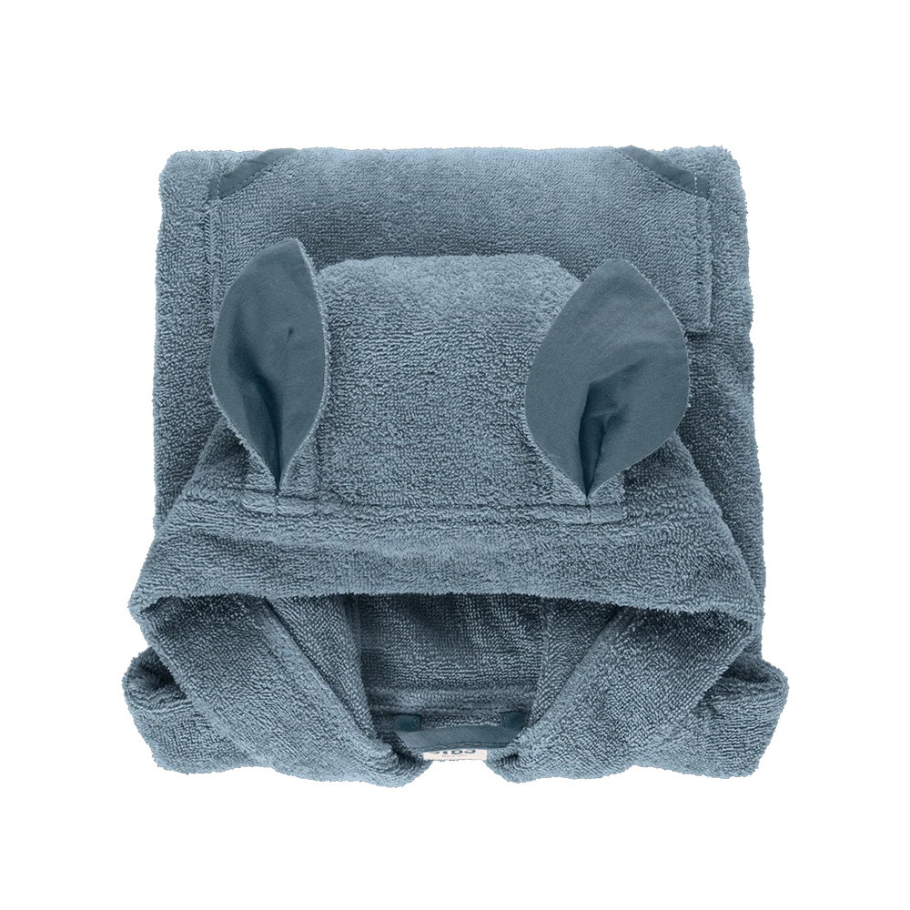 Kænguru Poncho Håndklæde Børn - Petrol