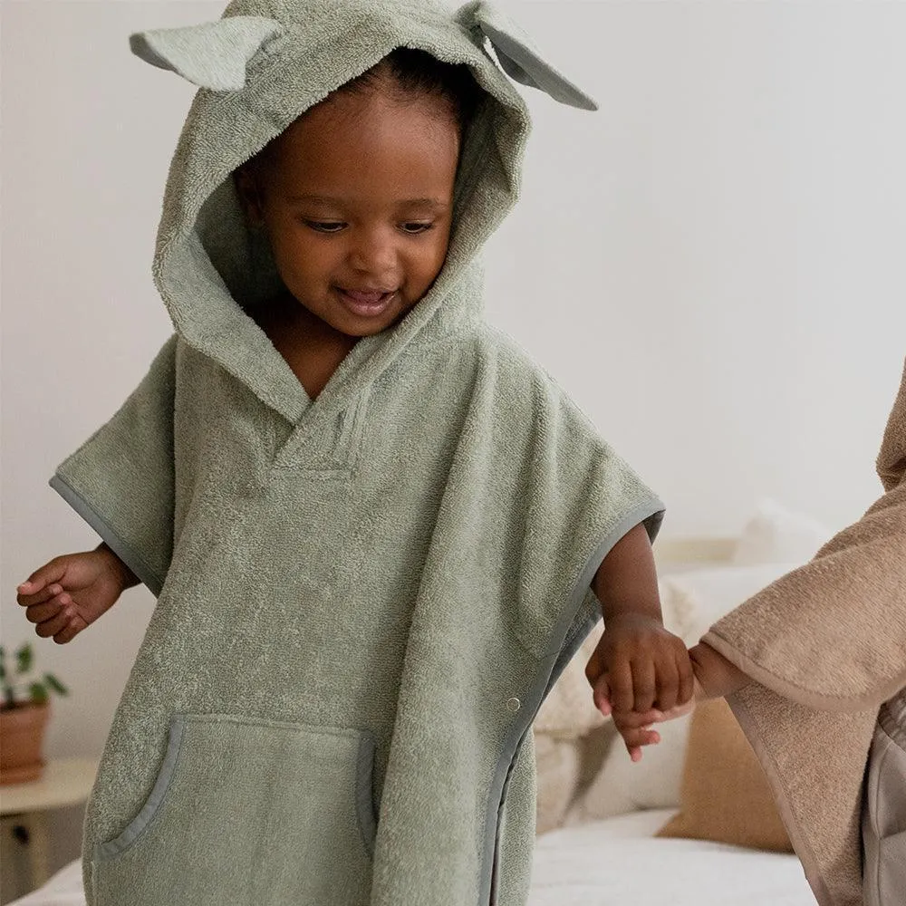 Kænguru Poncho Håndklæde Børn - Sage