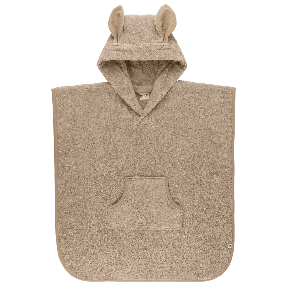 Kænguru Poncho Håndklæde Børn - Vanilla