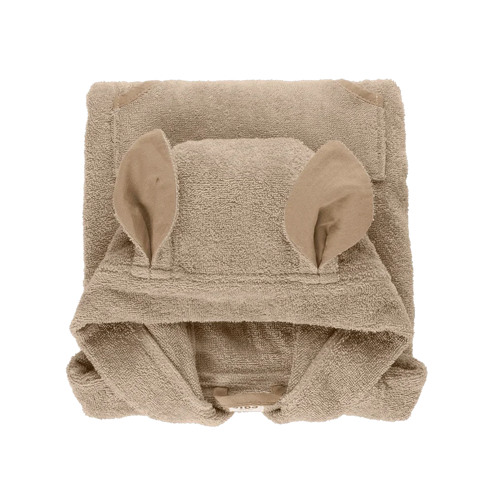 Kænguru Poncho Håndklæde Børn - Vanilla