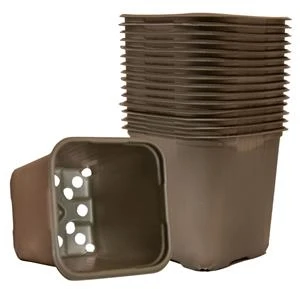 Plastpotter 8 cm 15 stk Bio-nedbrydelige