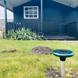 Muldvarpe afskrækker med solceller - Grøn