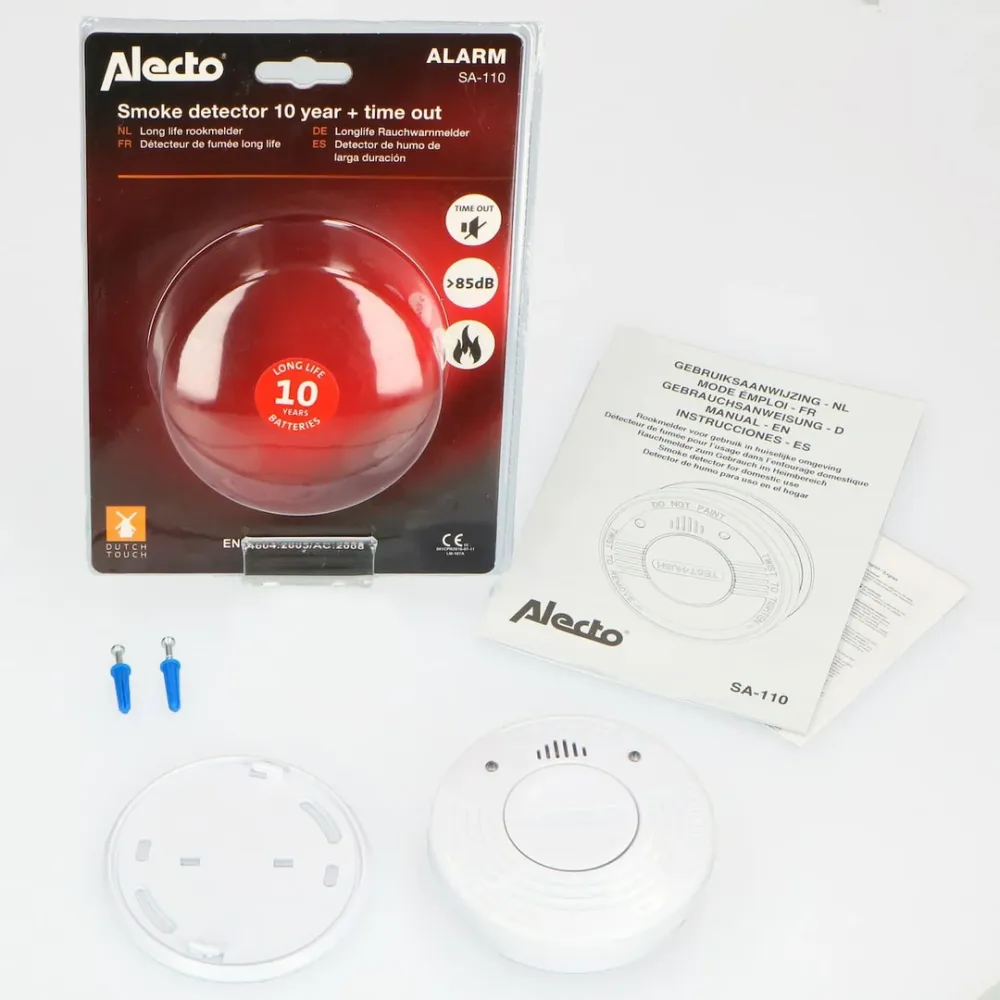 Alecto SA-110 Røgalarm med 10 års batterilevetid
