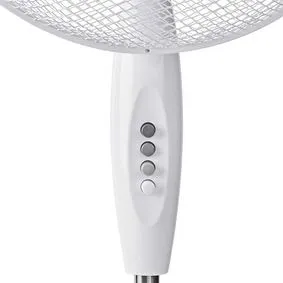 Nedis FNST10CWT40 Gulv ventilator Diameter: 40 cm, 3-Hastighed, Svingning, 45 W, Justérbar højde