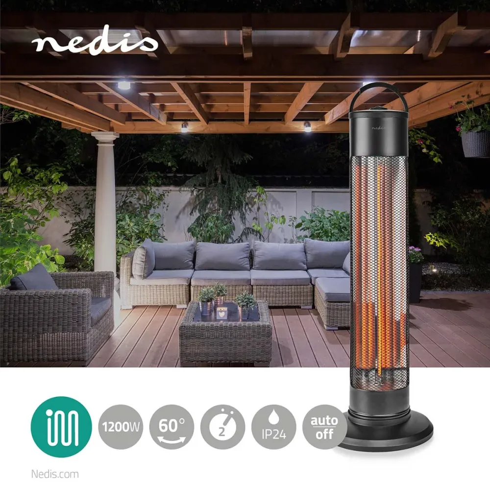 Nedis HTPA20EBK Terrassevarmer