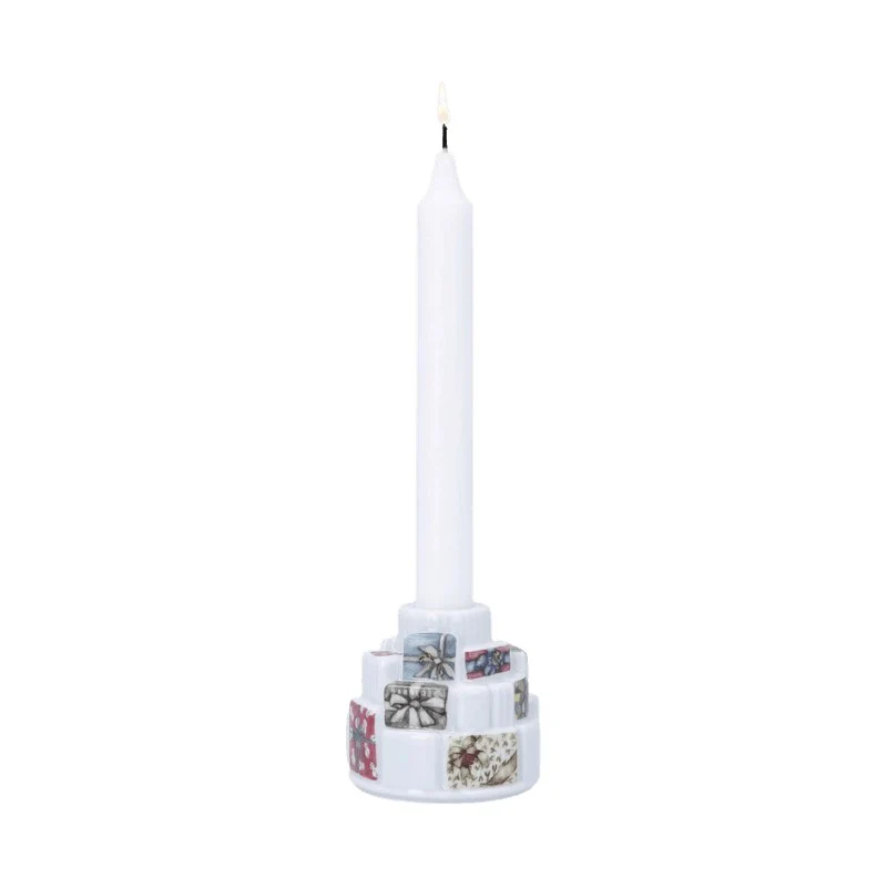 Hammershøi Christmas lysestage med gaver Ø7,5 cm