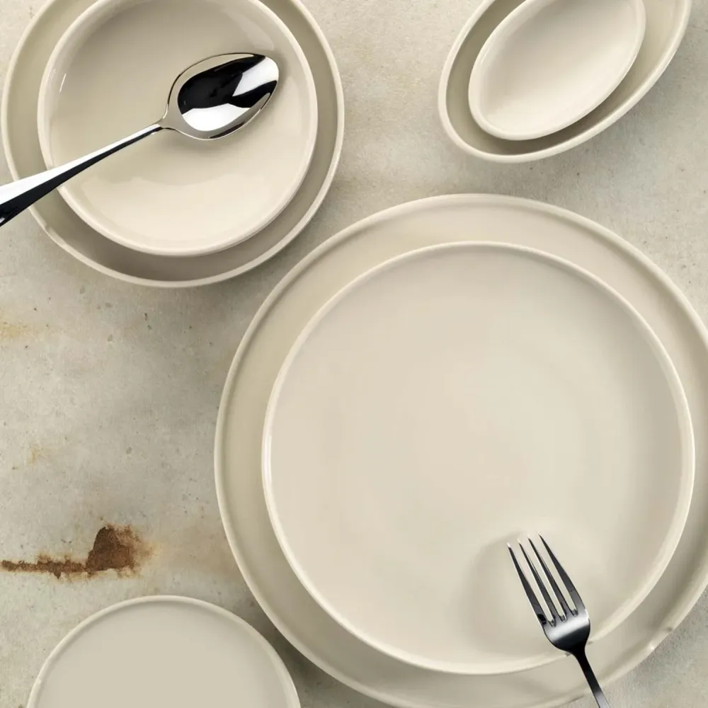 (24 stk.) CHEF TASTE - Tallerken/plade - flad - Ø 320 mm - Creme