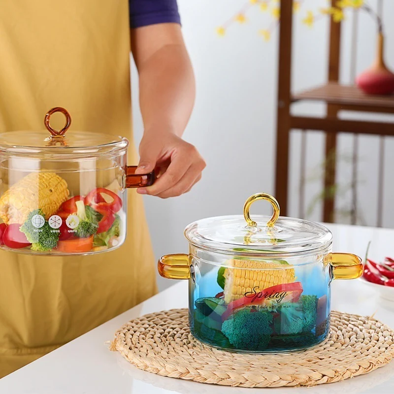 Borosilicate Glass Cooking Pot Gradient