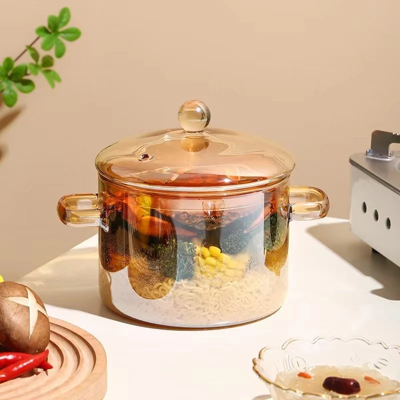 Borosilicate Glass Cooking Pot Gradient