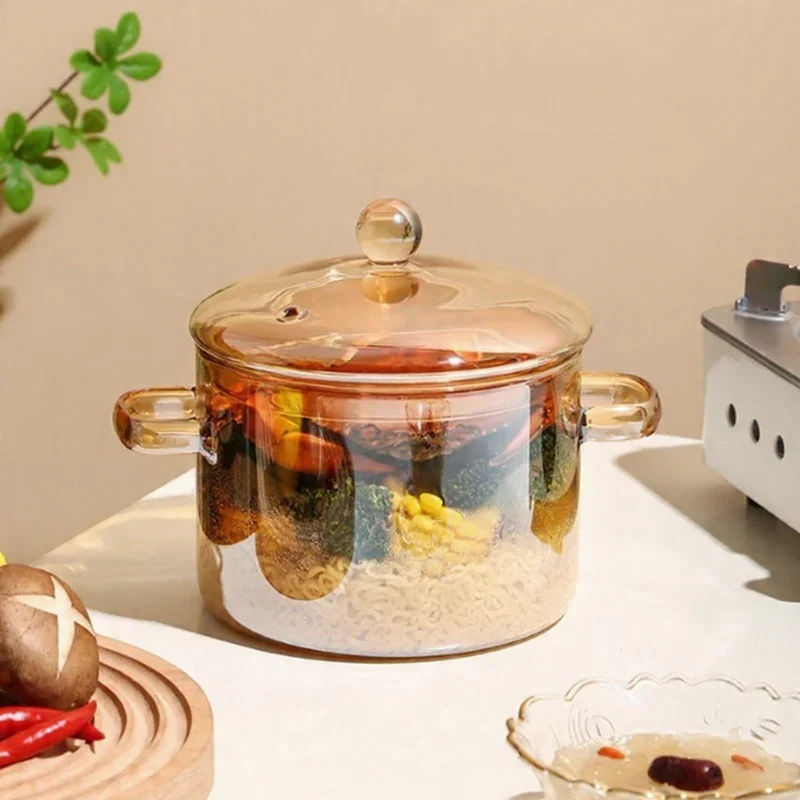 Borosilicate Glass Cooking Pot Gradient