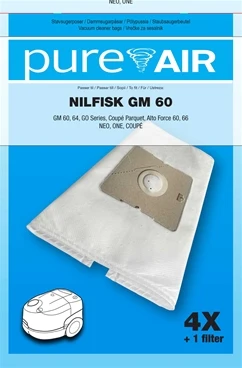 PureAir NI5 Nilfisk GO/Coupé/GM60/Neo/One /4+1 2-Year Warranty